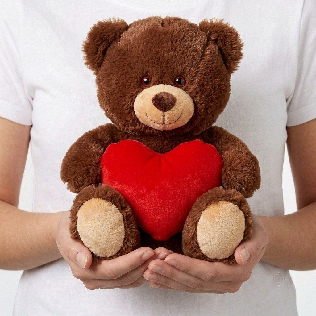 Плюшевая игрушка «Медвежонок с сердечком», 40 см